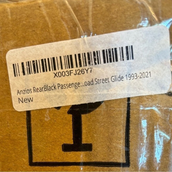 Anzios Rear Blk Passenger Footboard Bracket Kit Harley Glide 1993-2021 2022 2023 - Picture 10 of 13